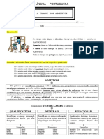 A Classe Dos Adjetivos - Ficha de Trabalho - 5º Ano (1)