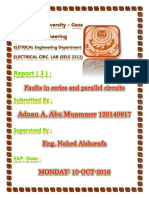 Detecting Circuit Faults: Series & Parallel Open/Short Tests