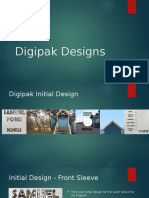 Digipak Design Development