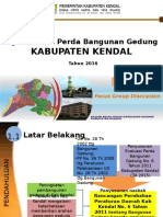 Revisi Perda Bangunan Gedung Kab Kendal 2016