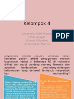 Kelompok 4: Ivolanesky Putri Widodo Hilda Velayati Ilmavia Wilantika Letha Meliani Mansur