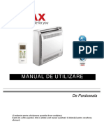Manual Utilizare AC Vivax Pardoseala