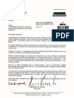 Carta Luis Perez a Santos