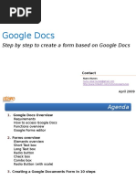 Google Docs: Step by Step To Create A Form Based On Google Docs