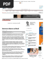 China in Brazil - Interesses Chineses No Brasil - 07-01-2017 - Marcos Jank - Colunistas - Folha de S