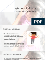 Patologías y Síndromes Vestibulares Por Andres Navarro Flgo