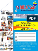 Catálogo Didacsan 2016-2017 Con Precios