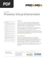 Proxmox VE Datasheet PDF