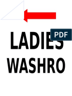 Ladies Washroom