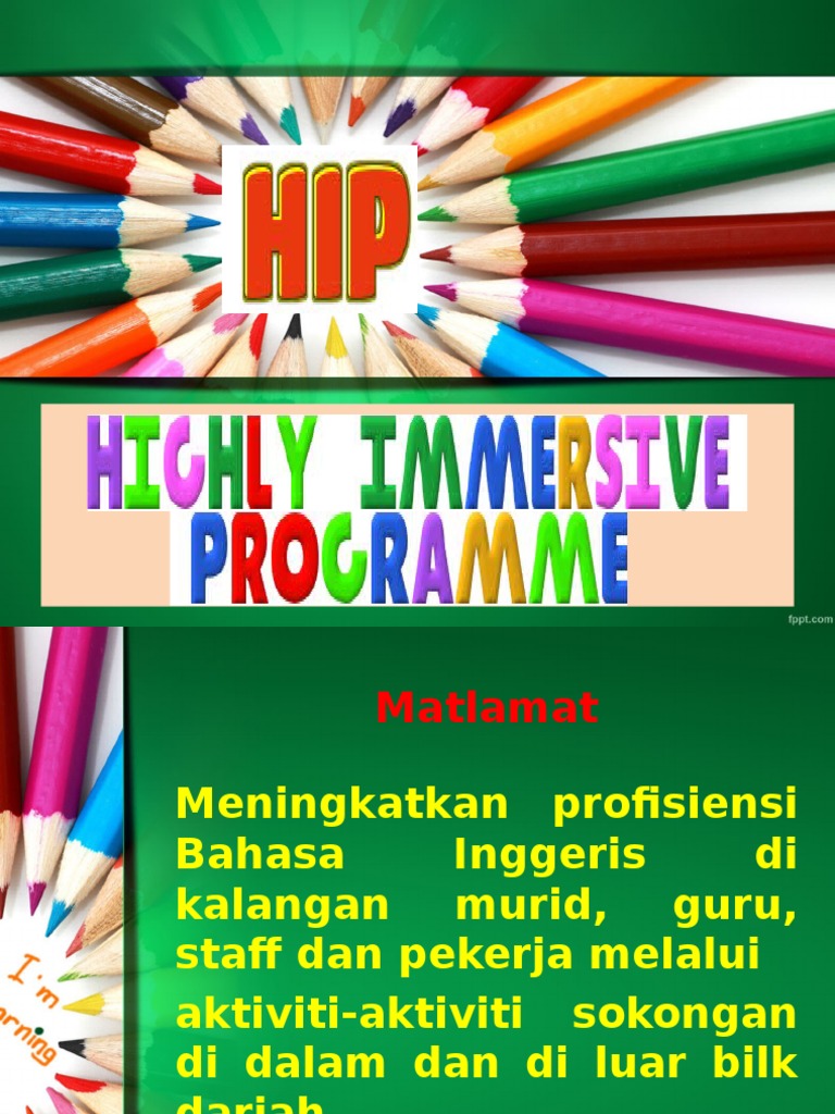 Highly Immersive Programme 2017 Pdf Education Theory Teaching