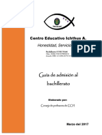 Guía para Examen de Admisión A CCH - 2017