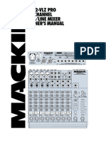 1202-VLZ PRO 12-Channel Mic/Line Mixer Owner'S Manual: Caution