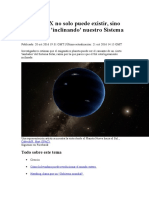 El Planeta X No Solo Puede Existir