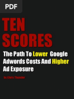 How To Get Higher (10/10) AdWords Quality Scores - Tenscore.com