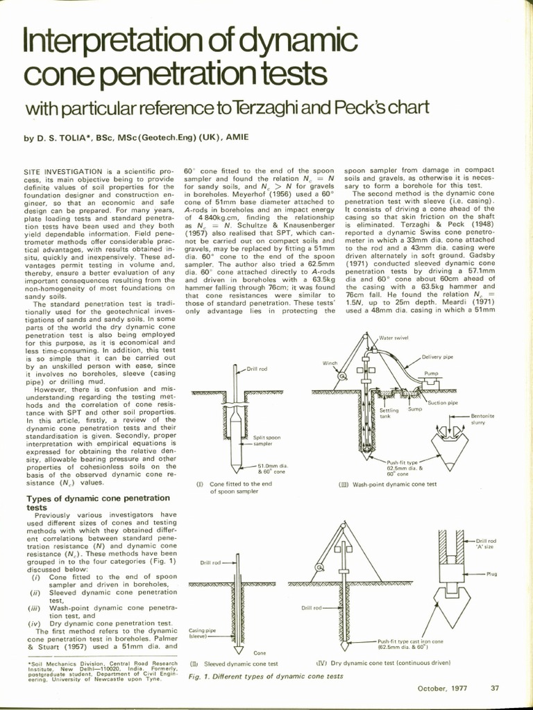 DCP Cone Penetration | PDF | Geotechnical Engineering | Infrastructure