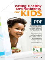 creating a healthy environment for kids