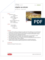 Dizana Savijaca Sa Sirom PDF