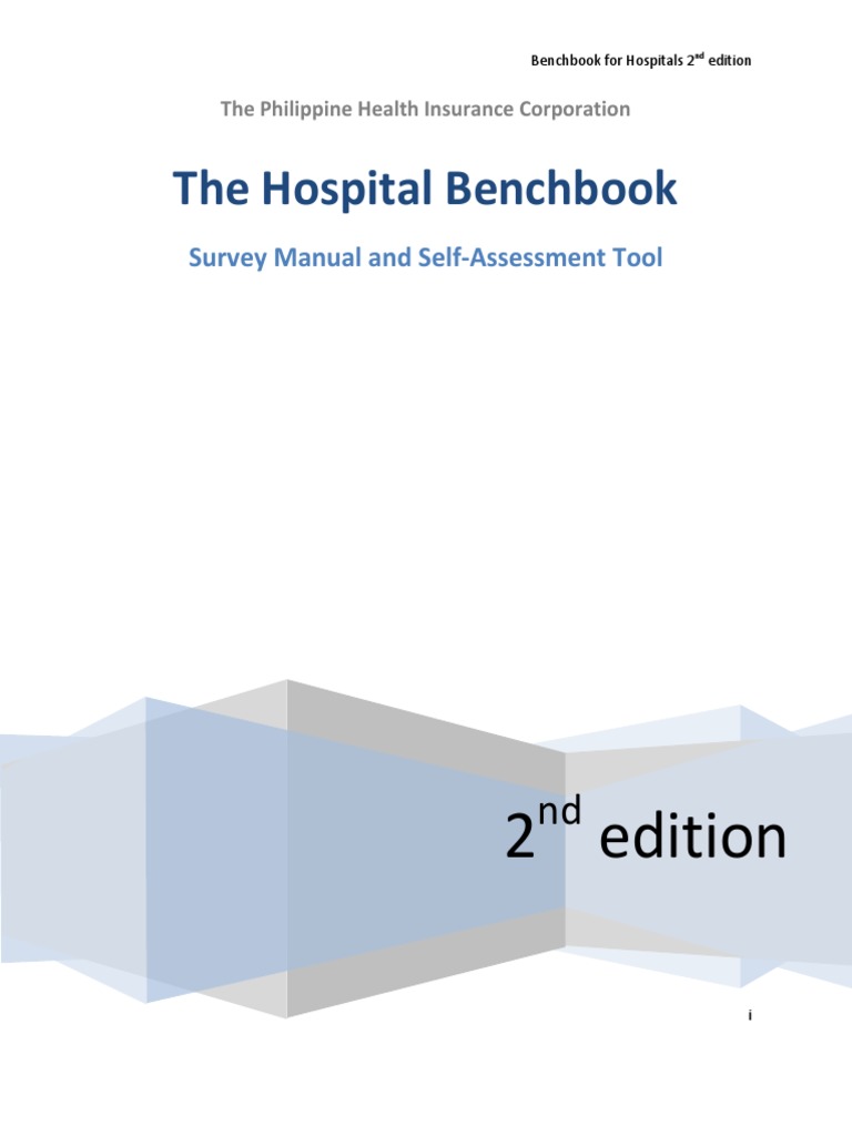 PhilHealth Hospital Benchbook 2nd Ed. | PDF