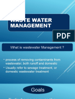 Waste Water Management