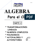 Algebra para El CBC Parte 2 PDF
