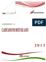 2013 clasificador