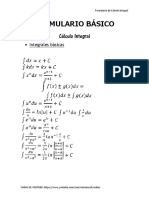 Formulario de Integrales PDF
