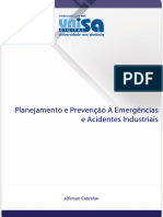 Apostila Planejamento e Prevenção A Emergências
