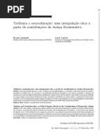 AGUINSKY, Beatriz. Violência e socioeducação - uma interpelação ética a partir de contribuições da justiça restaurativa.pdf