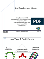 Product-Line Development Metrics