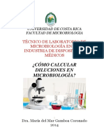 Diluciones en Microbiología 2015