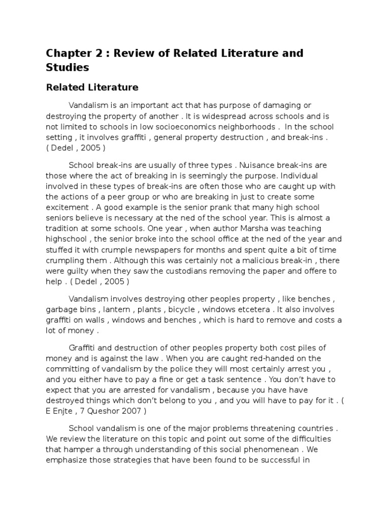 Vandalism samples picture