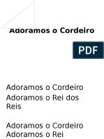 Adoramos o Cordeiro