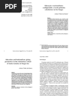 Educação e Nacionalismo - Configurando a Escola Primária Catarinense Na Era Vargas