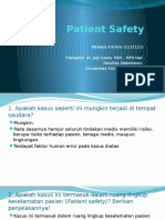 Patient Safety Mahesa Krishna - 1115121