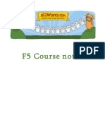 ACCA F5 Course Notes