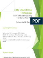 Lecture 9 Visual Message Design PDF