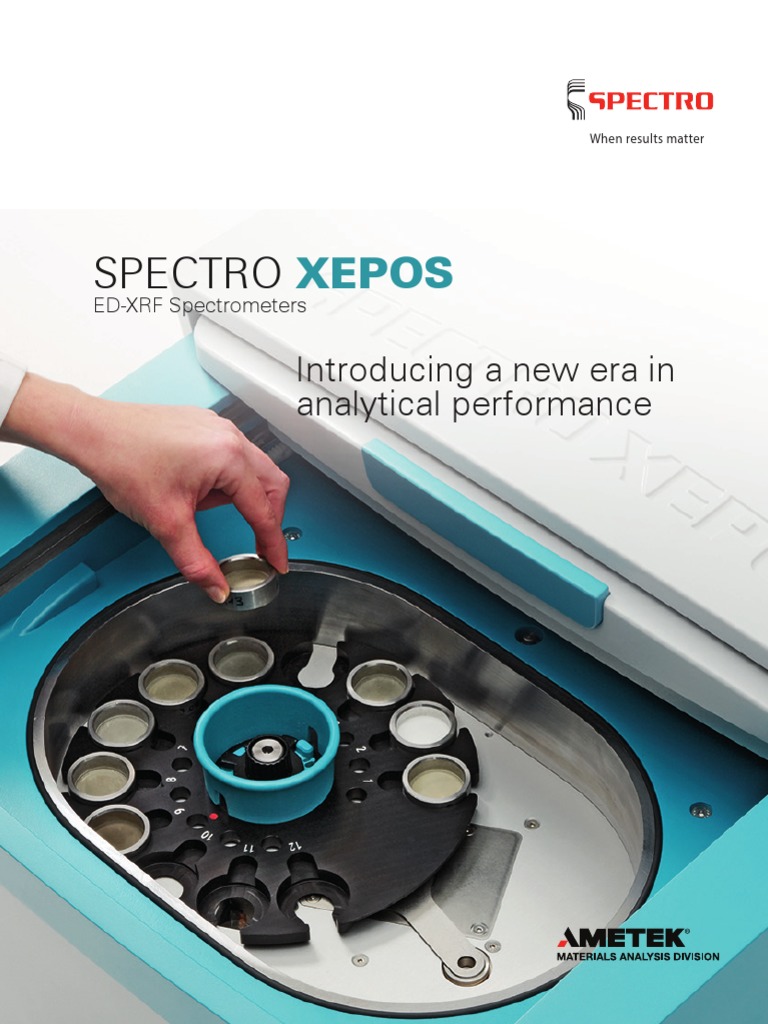 Spectro Xepos Brochure 2016 Vacuum Tube X Ray