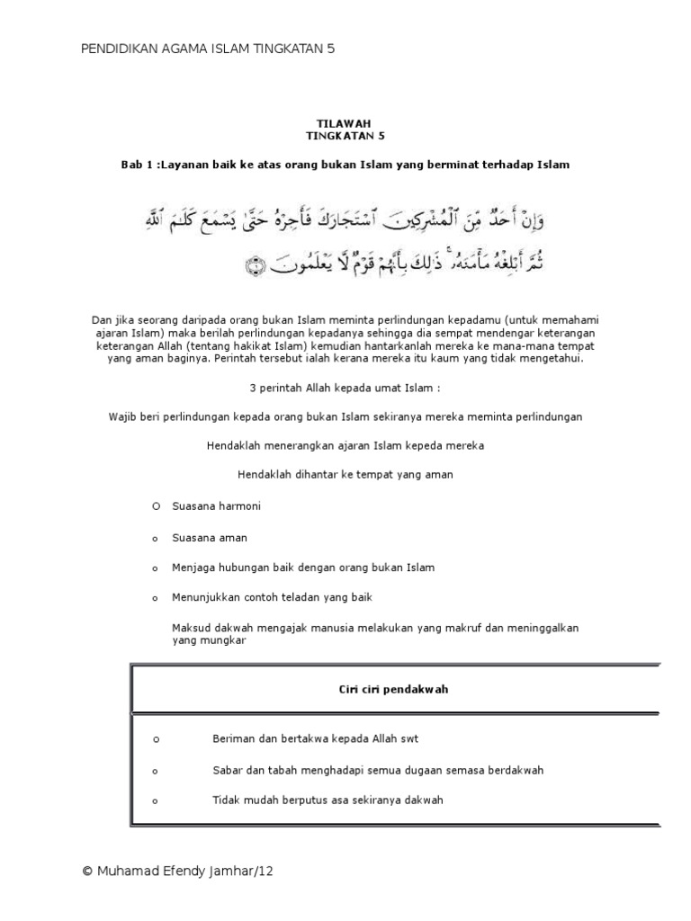 Nota Pendidikan Islam Tingkatan 5 Pdf