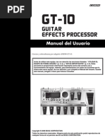 Download GT-10 manual by marcosvguitar SN34154829 doc pdf