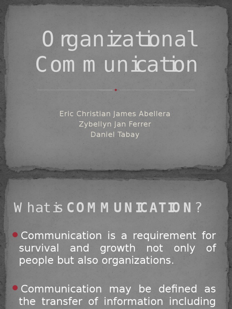 Effective Organizational Communication | PDF | Communication | Semiotics