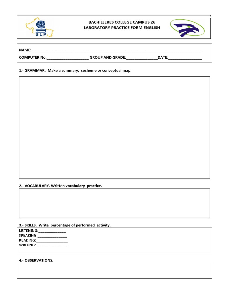 English Laboratory Practice Form | PDF | Business | Art