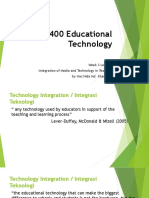 Lecture 3 Integration of Media and Technology in Teaching