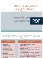 Business Intelligence Software at Sysco