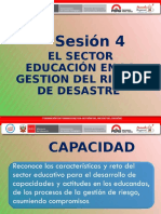 PPT4 El Sector Educativo en La GRD - Celendín