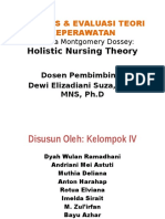 ANALISIS & EVALUASI TEORI KEPERAWATAN Finis