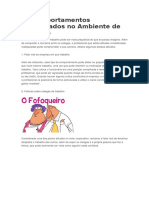 10 Comportamentos Inadequados No Ambiente de Trabalho