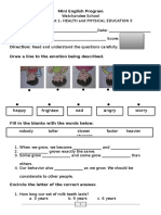 Mini English Health Test