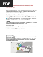 A Queda Do Império Romano e a Formação Dos Reinos Bárbaros