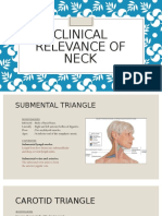 Clinical Relevance of Neck