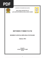 Download HND in English Cu- Syllabus Revision in 2014 by Ketheesaran Muthulingam SN341570572 doc pdf